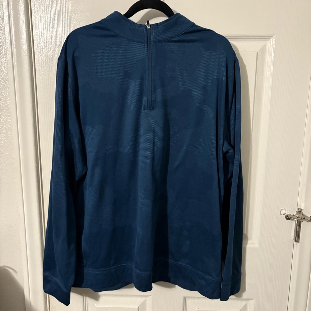 Kirkland Signature Men's Deep Blue Zip-Up Sweater